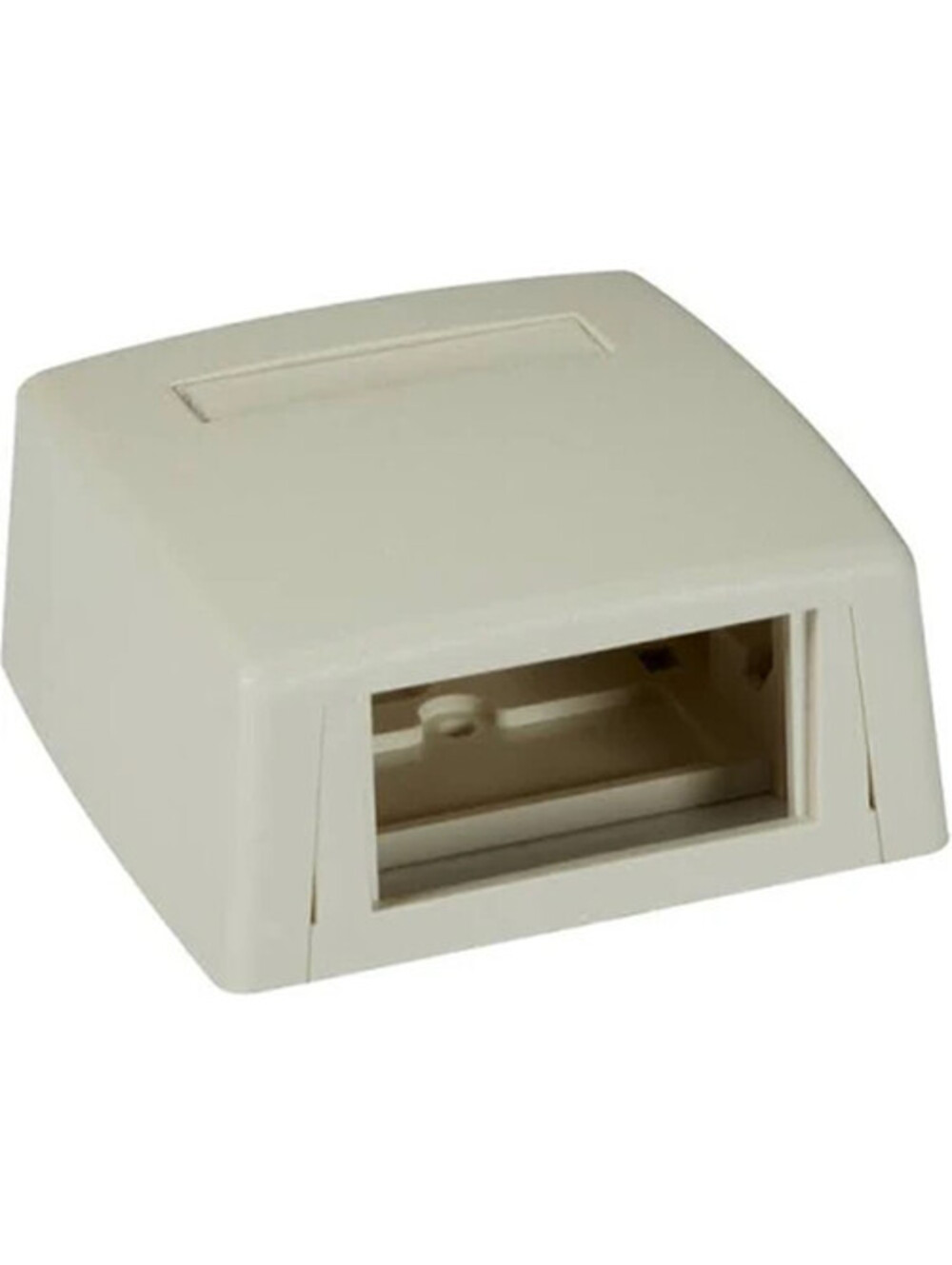 Black Box WPT901 GigaStation2 2 Socket Surface Mounting Box, Ivory
